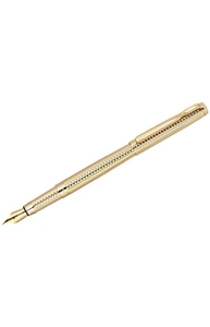 Ручка перьевая подарочная "Celeste" черная, 0,8мм, цвет корпуса, - золото