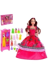 Кукла-модель «Анна» с набором платьев, с аксессуарами, цвета МИКС