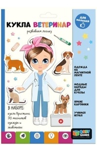 Магнитный набор Baby Games. "Кукла ветеринар" 07555