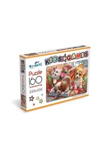 Пазл 160 эл. Kids Games. Корги. 07864