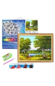 Алмазная мозаика 30х40см Природа, (ПВ,подрамник)
