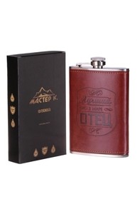 Фляжка, 270 мл, 9 oz "Лучший в мире отец"   9306678